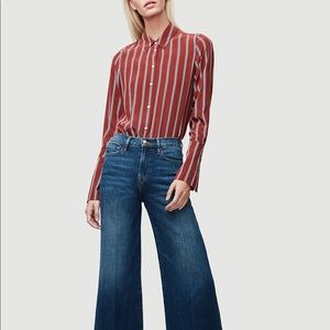 FRAME Striped Blouse; Worn 1x; Size Small